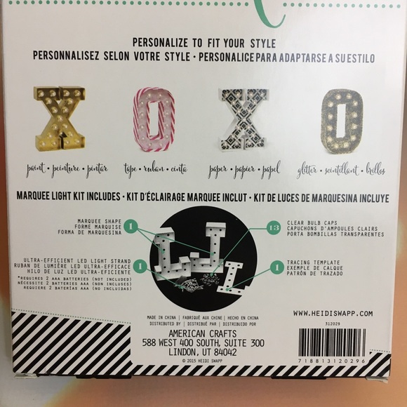 Heidi Swapp Marquee Love Number 9 Kit - Picture 2 of 6